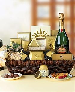 champagne gift basket